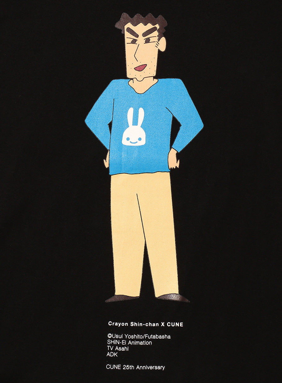 25th COLLAB T-SHIRTS クレヨンしんちゃん 野原ひろし いい顔