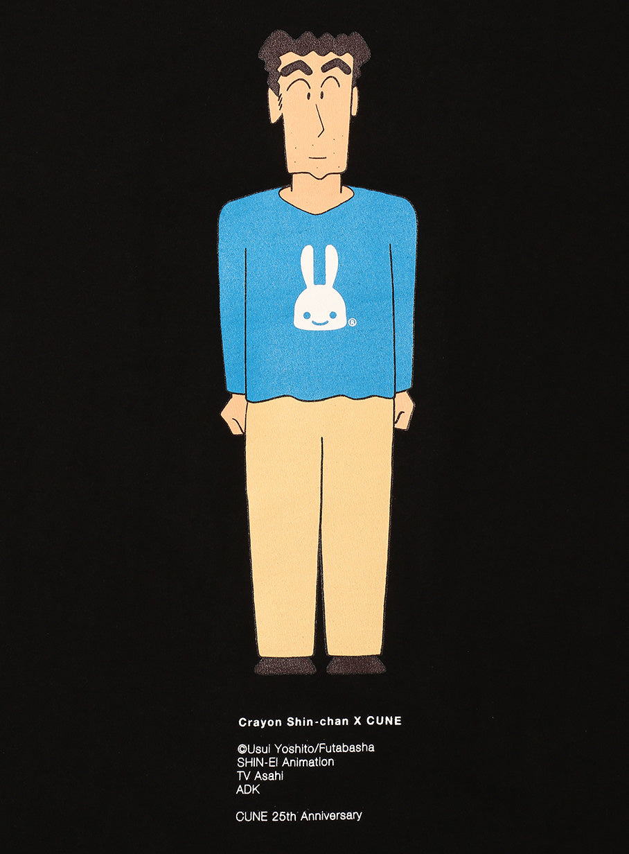 25th COLLAB T-SHIRTS クレヨンしんちゃん 野原ひろし 前