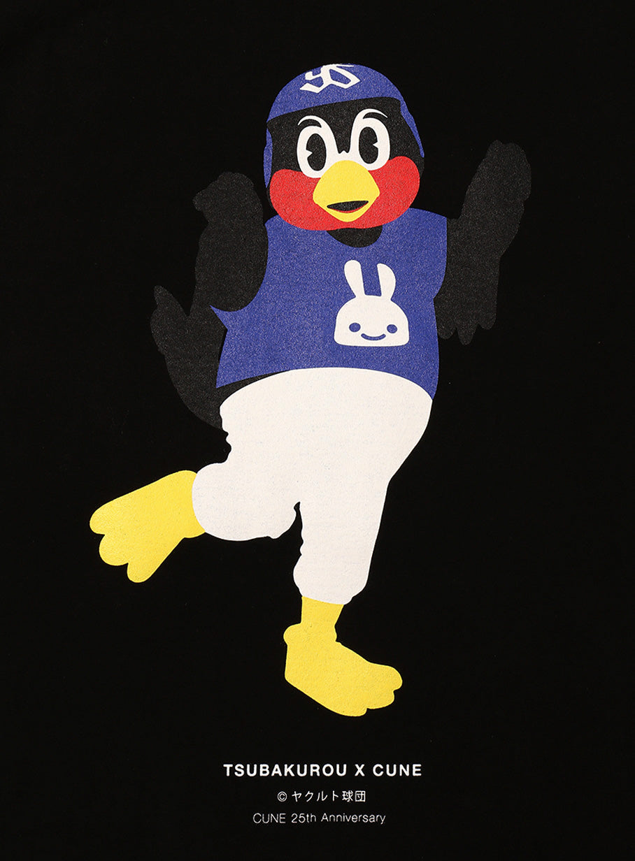 25th COLLAB T-SHIRTS ヤクルト球団 つば九郎