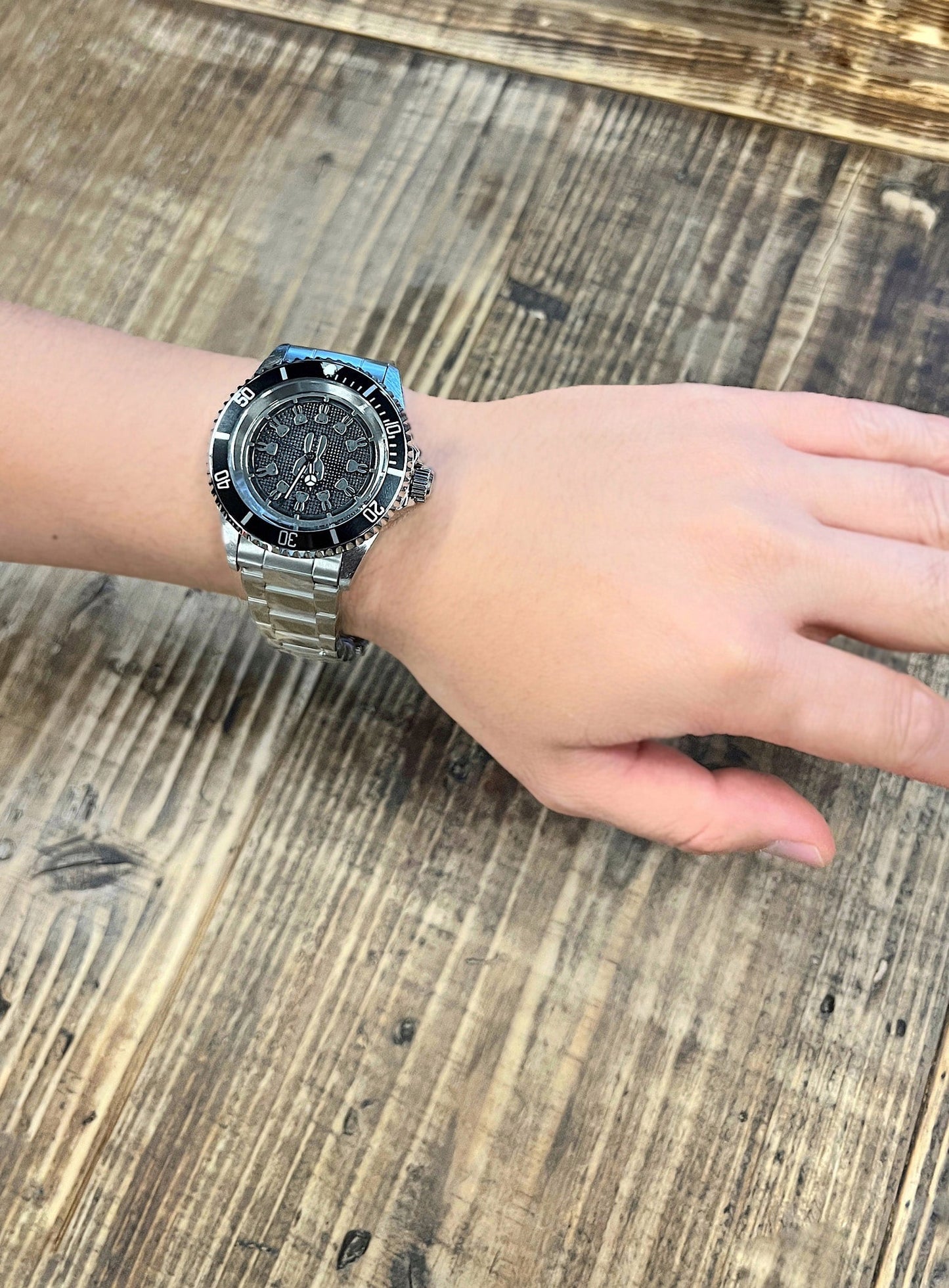 CUNE CUSTOM WRIST WATCH Stainless Belt