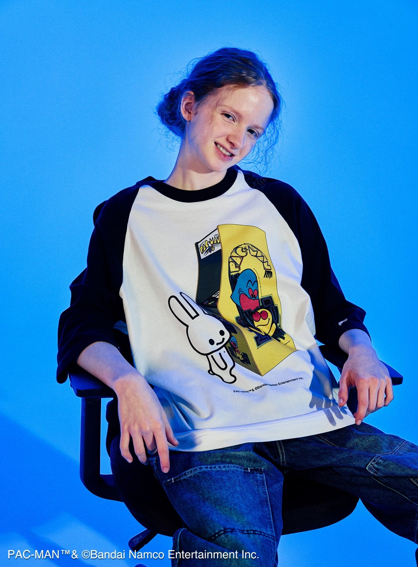 PAC-MAN COLLAB RAGLAN T-SHIRTS 筐体とうさちゃん