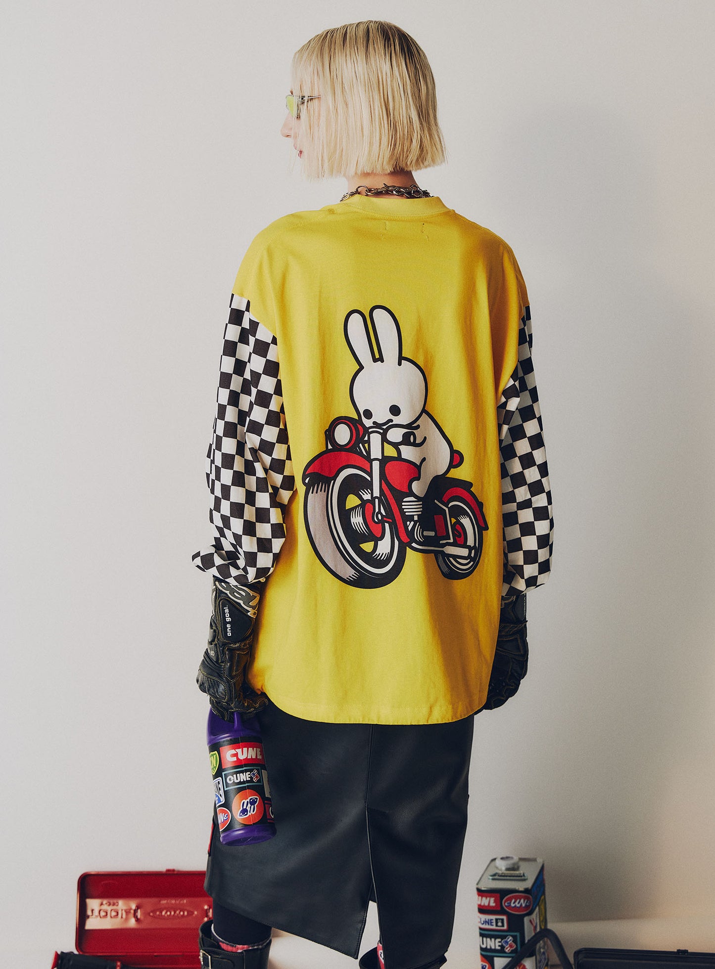 レーシングうさちゃんロングスリーブカットソー