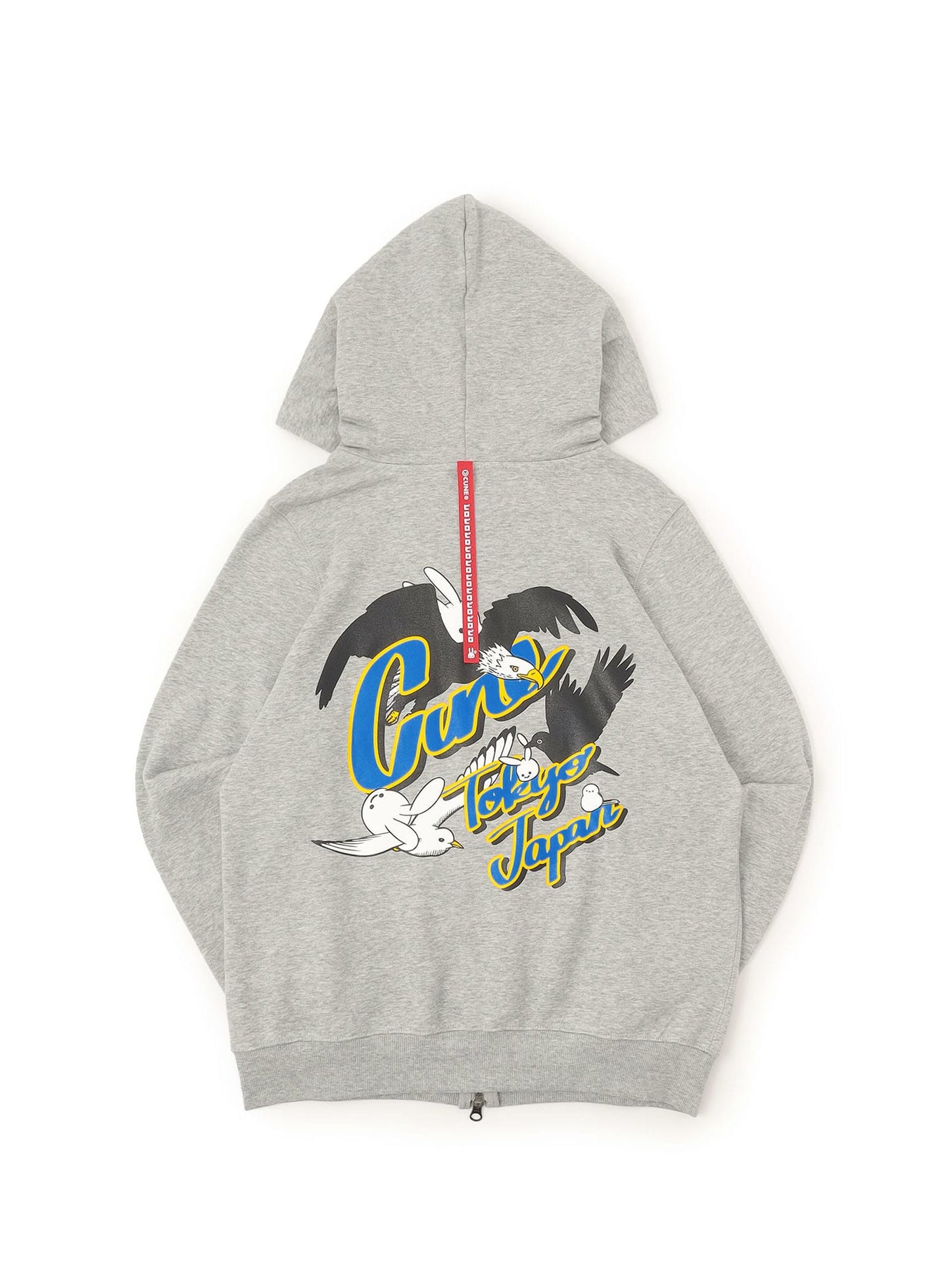 CUNE ZIP PARKA いろいろな鳥