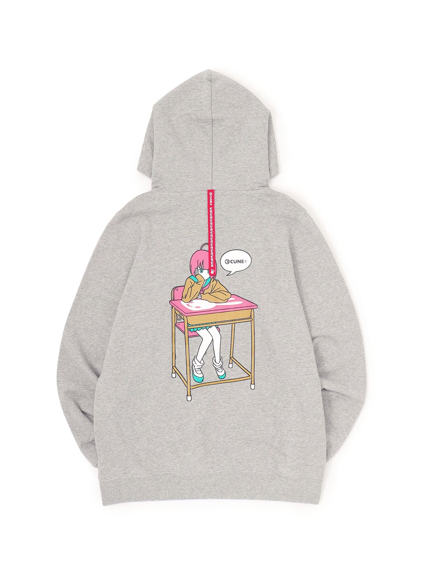 CUNE PULL PARKA 頬杖