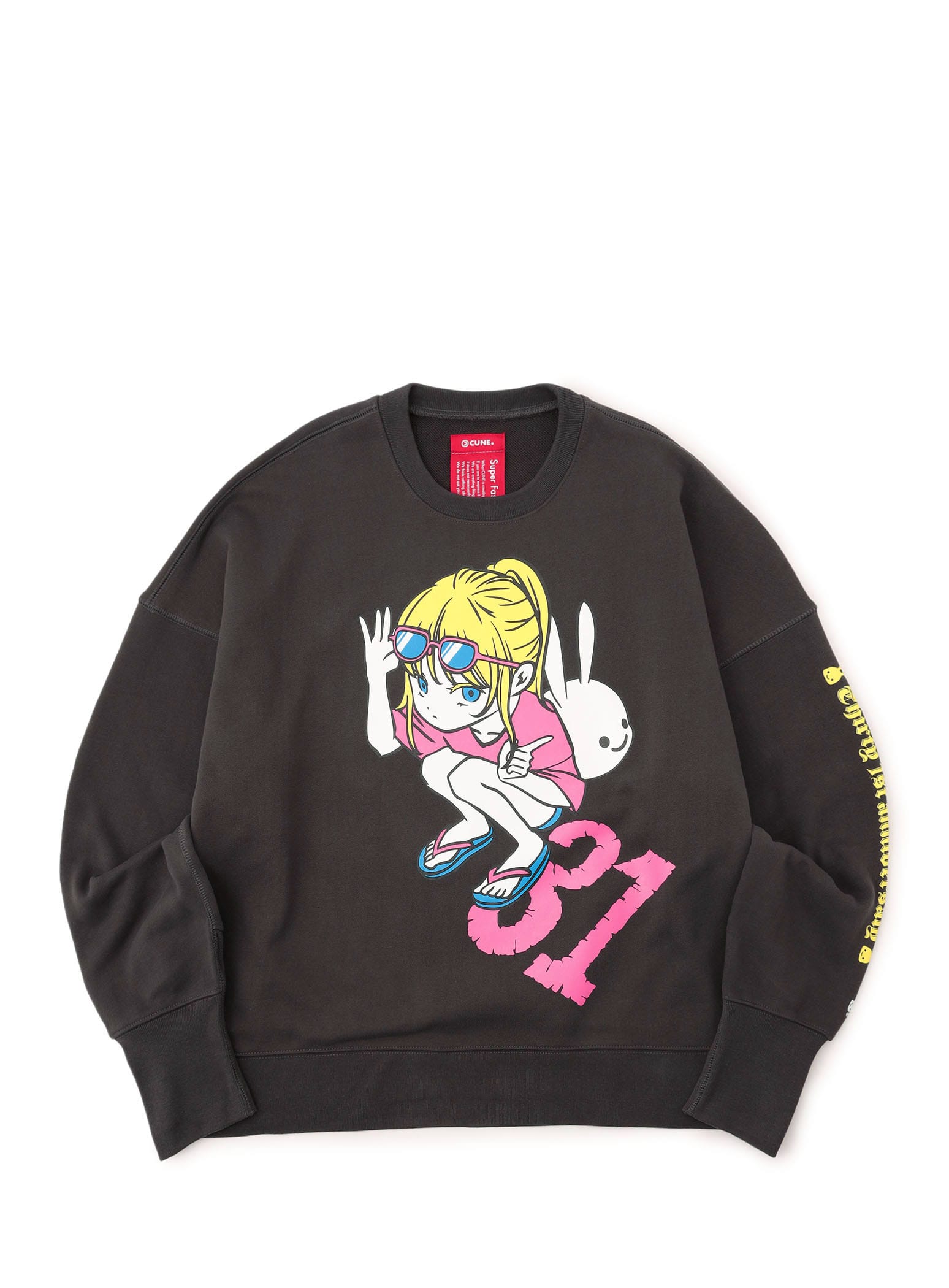 31st ANNIV ヘヴィウェイトビッグクルーネックスウェット 3と1 – CUNE