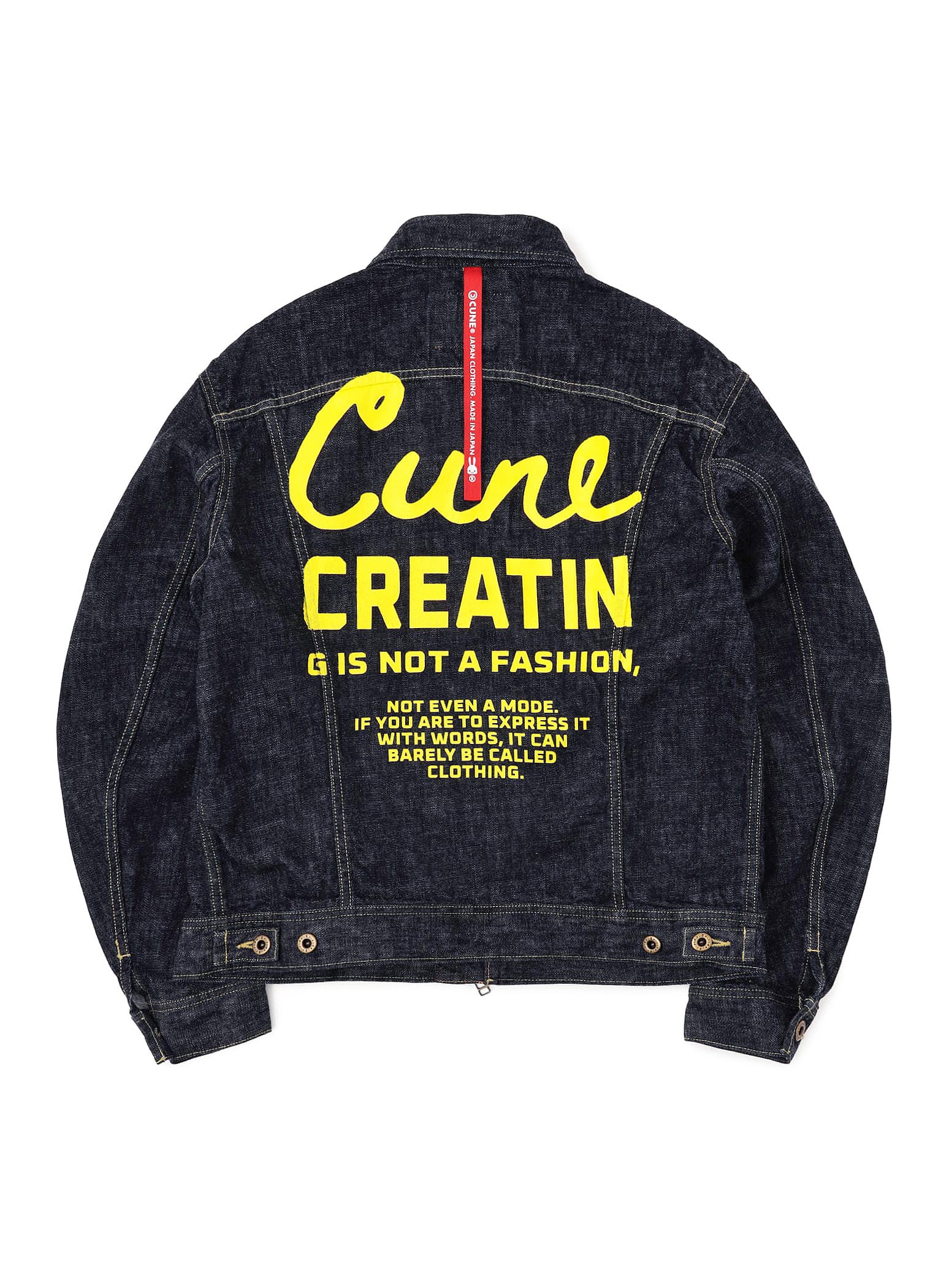 CUNE プリントジャケット サイズ3 完売品 CUNEジージャンtype LWZ PRINT