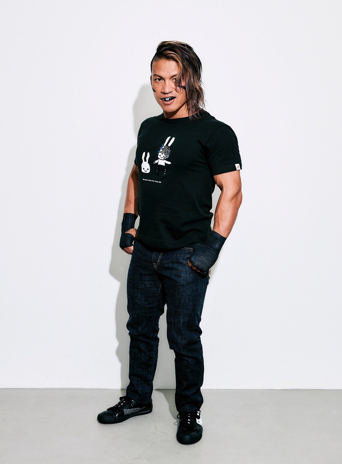 S/S Tee Real Face JAGI-chan & Usagi