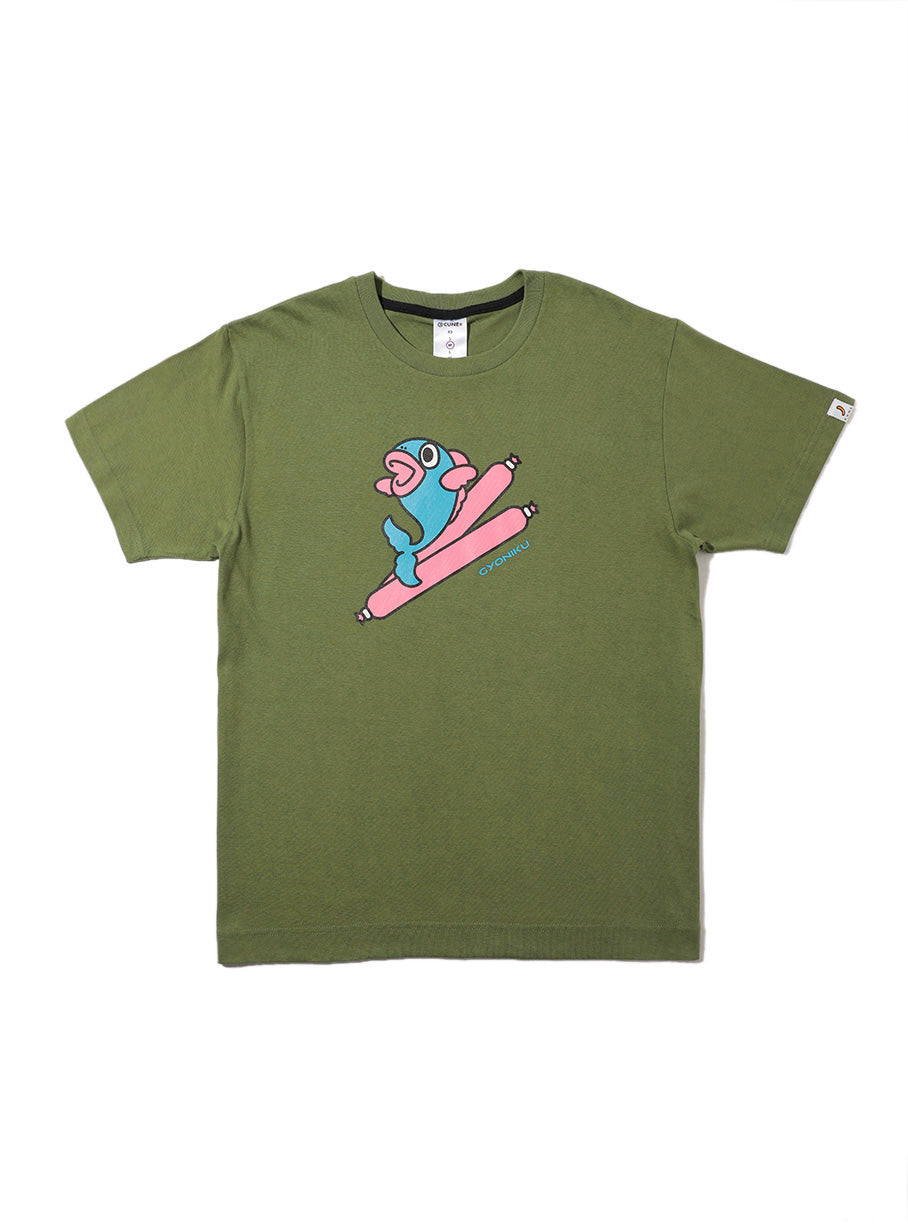 S/S Tee 魚肉ソーセージ