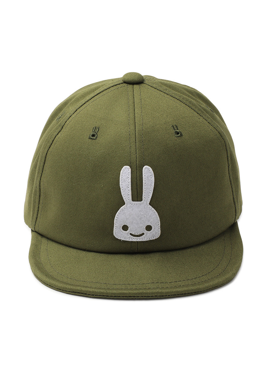 美品 CUNE うさぎ ロゴ プリント 中綿 パイロット キャップ オリーブ CUNE キューン ボウシ／うさぎ メンズ ソフトキャップ｜Yahoo!フリマ