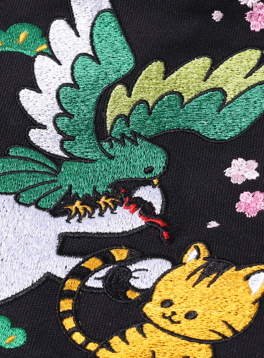 刺繍のリュック とりちゃん