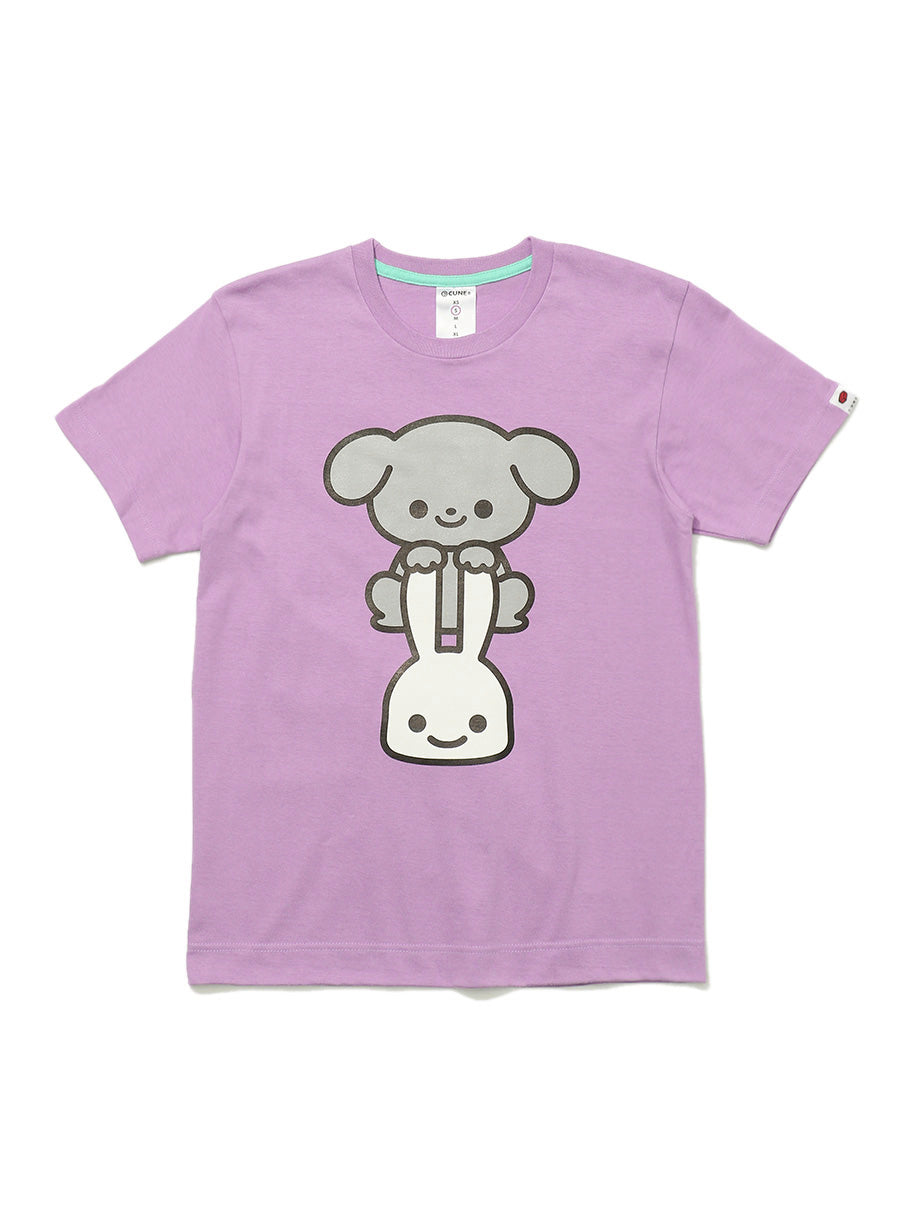 わんわんTシャツ 灰色の犬