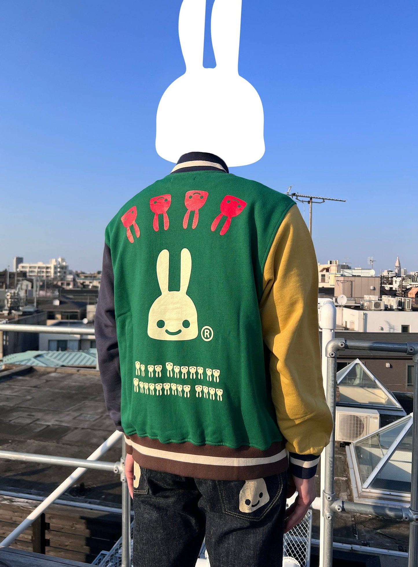 OS 10th Anniv. マルチカラースウェットスタジャン