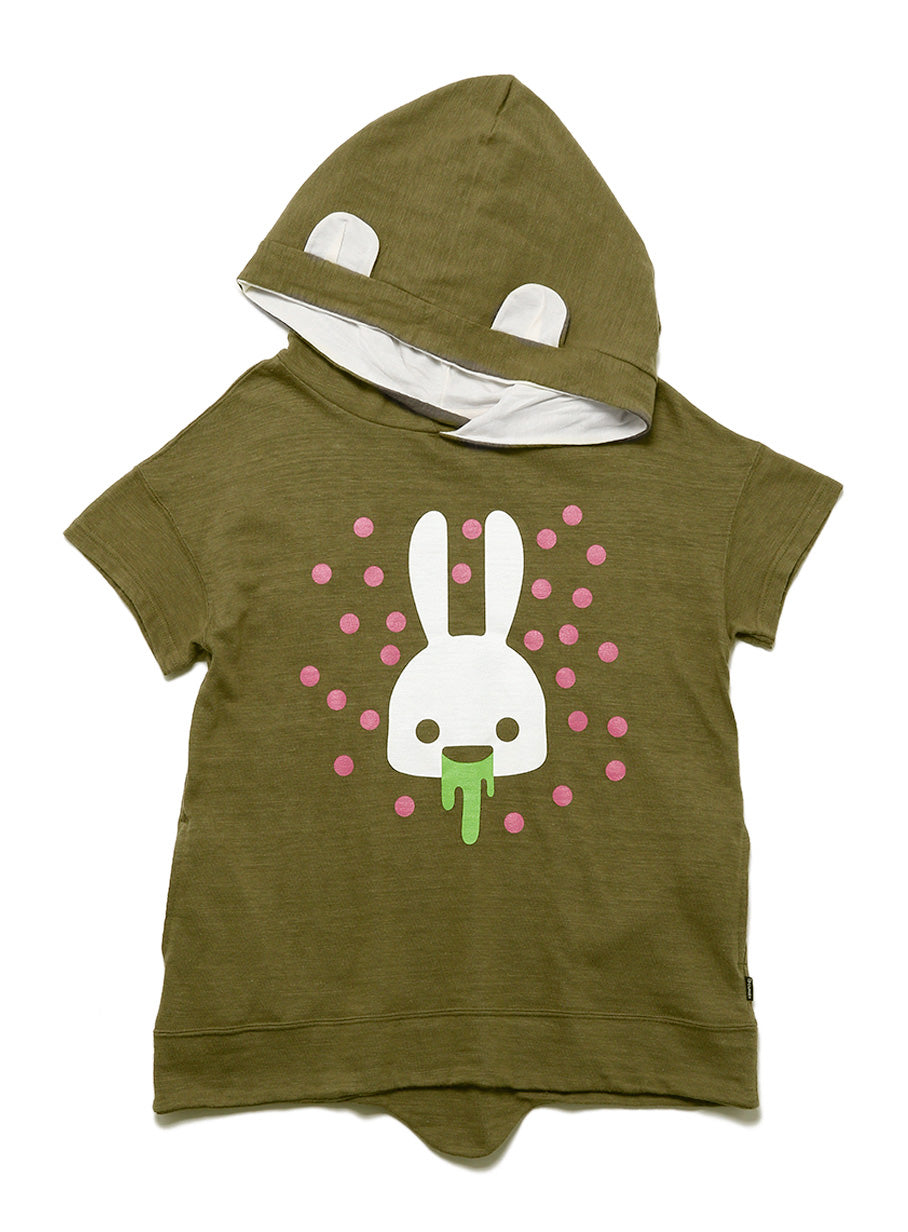 耳付きTシャツ うさぎ
