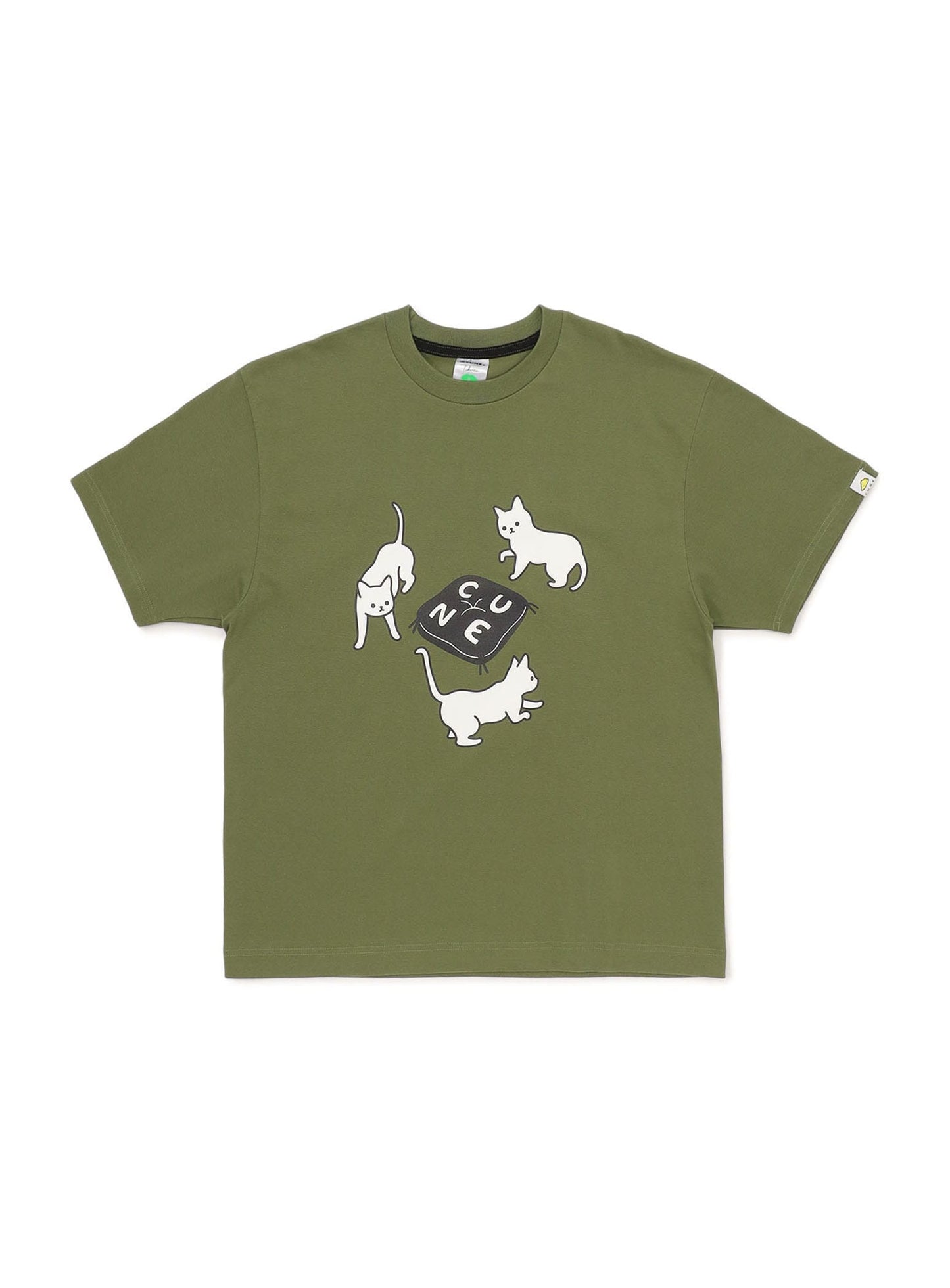 S/S Tee 猫3匹