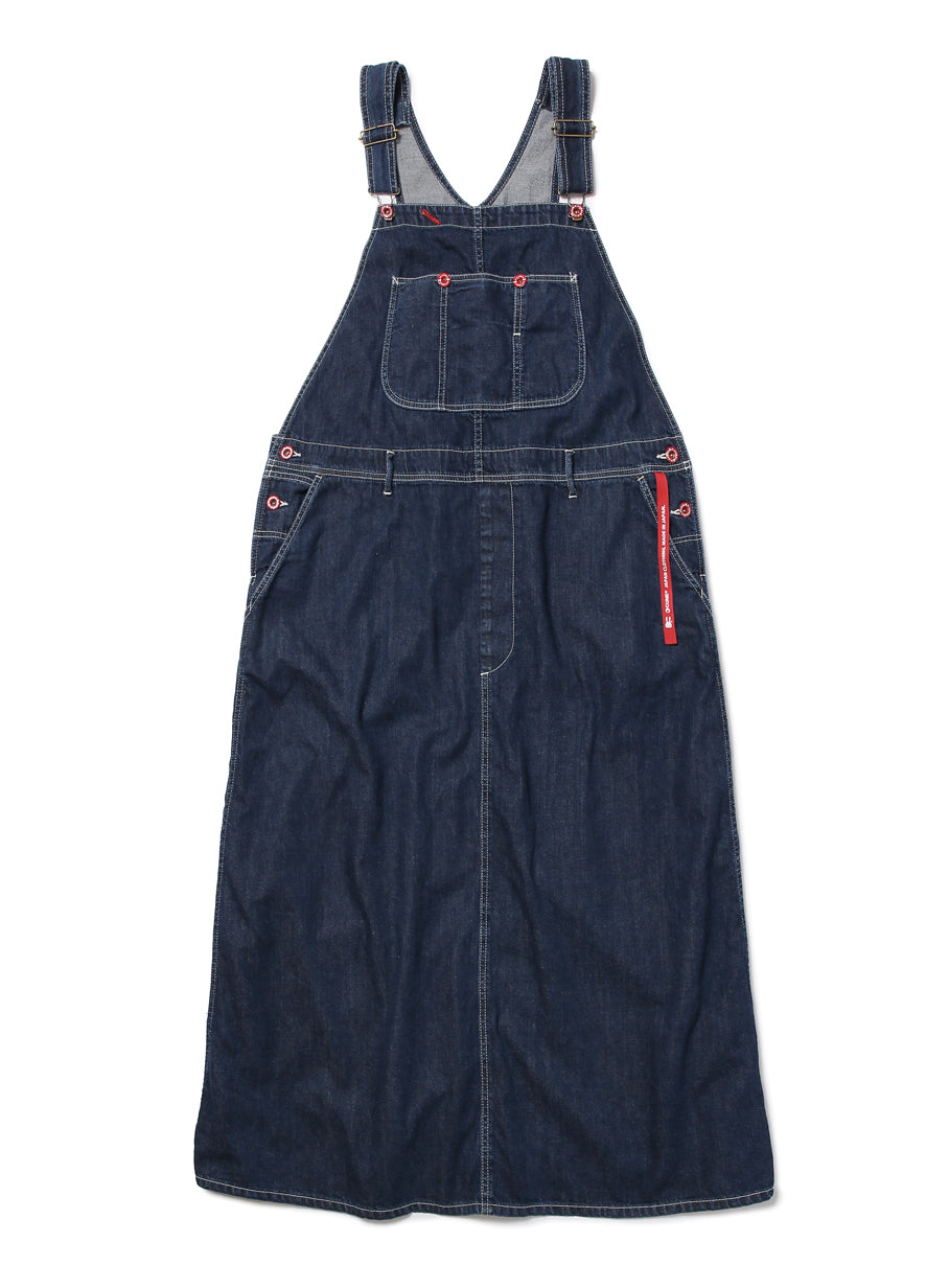 denimサロペットワンピース