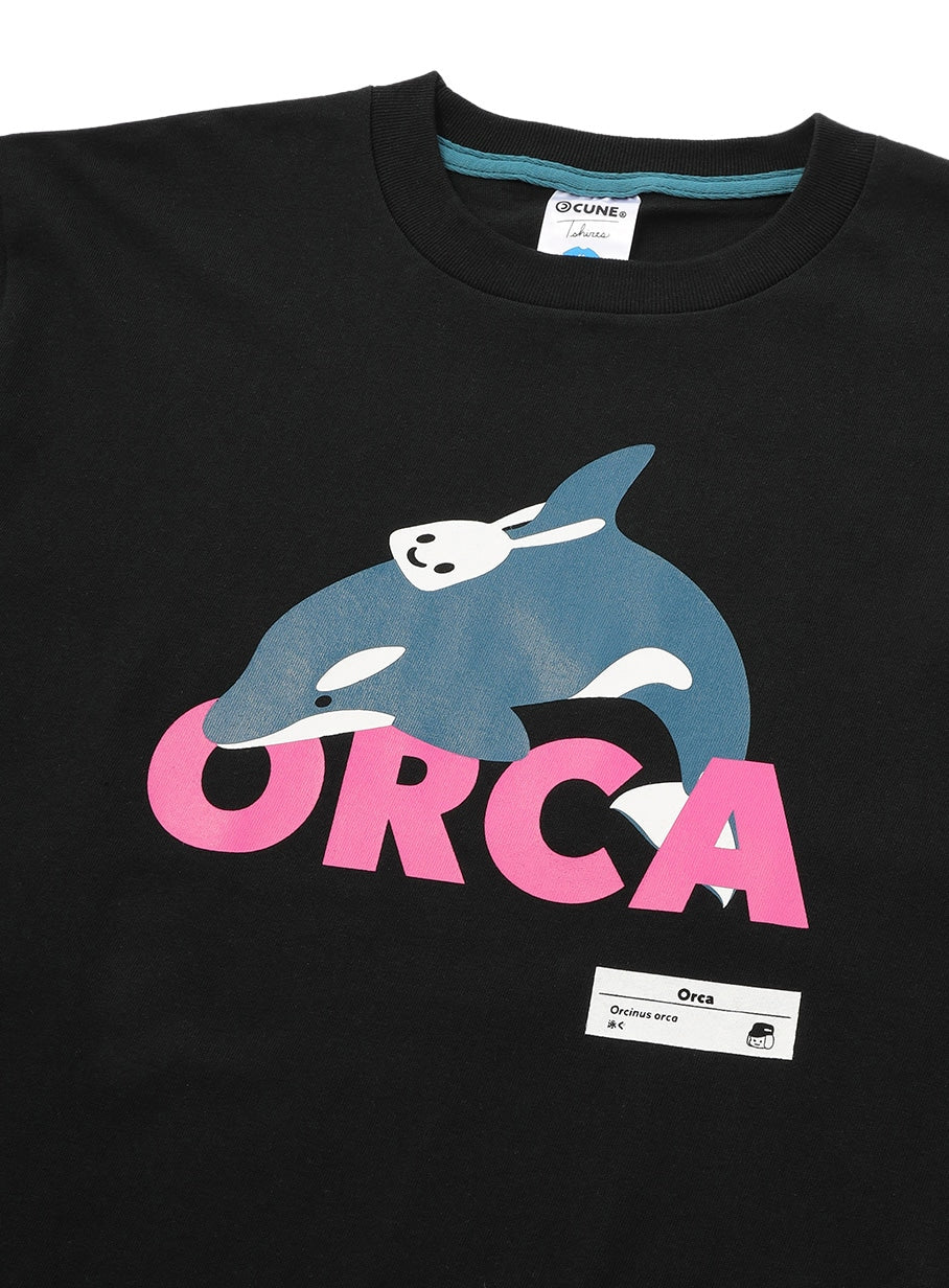 水族館のおみやげTシャツ シャチ