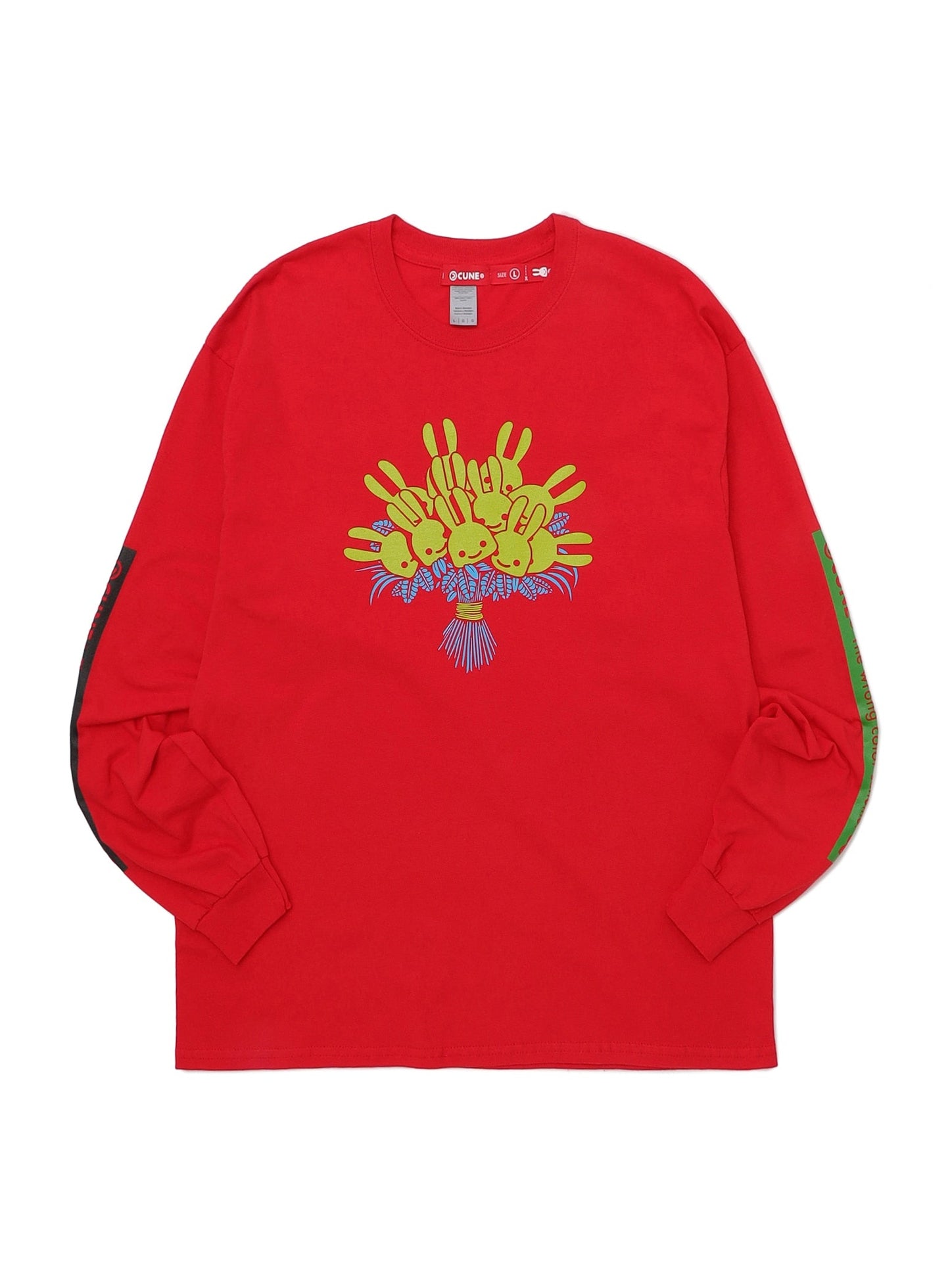 CUNE LS Tee 色間違い ブーケ