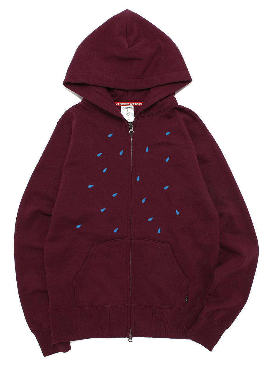 CUNE 復刻ZIPパーカー 雨