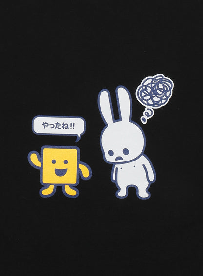 もじぴったん COLLAB T-SHIRTS S/S Tee 喜ぶもじくん