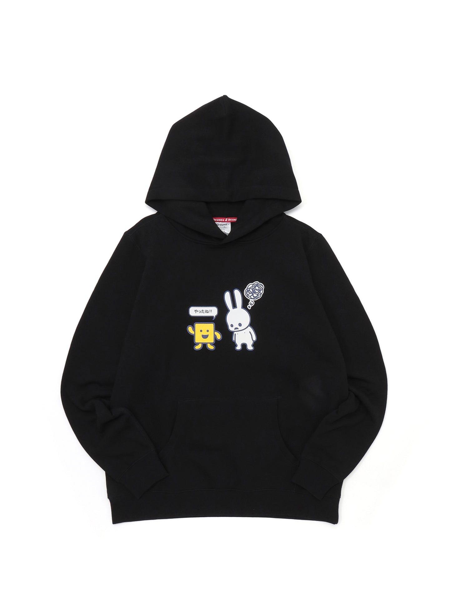 もじぴったん COLLAB PULL PARKA 喜ぶもじくん