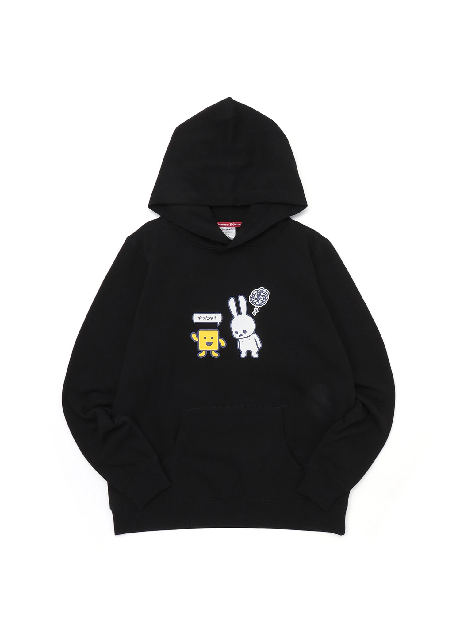 もじぴったん COLLAB PULL PARKA 喜ぶもじくん