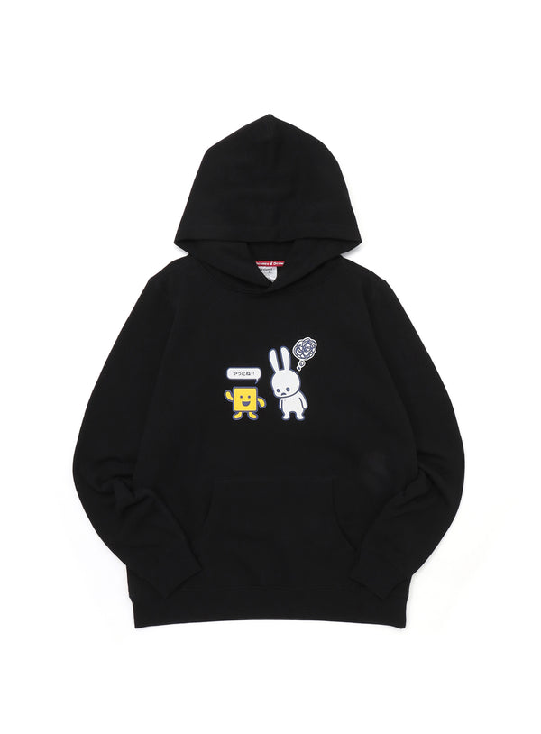 もじぴったん COLLAB PULL PARKA 喜ぶもじくん