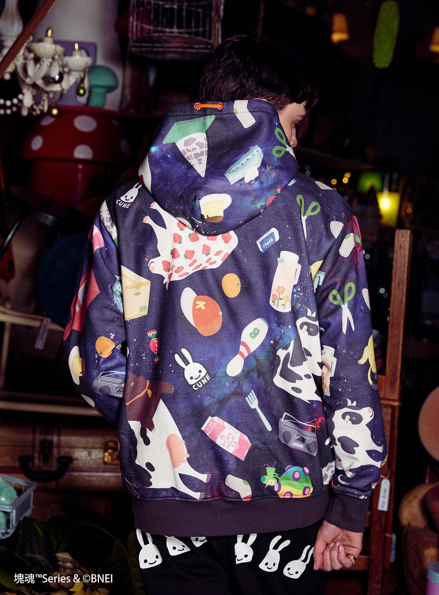 塊魂 COLLAB パーカー コスモ