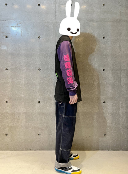 鬼愉兎雲ロングスリーブカットソー