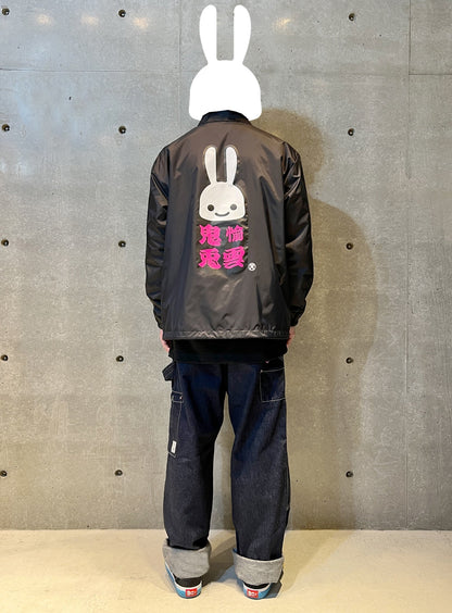 鬼愉兎雲コーチジャケット