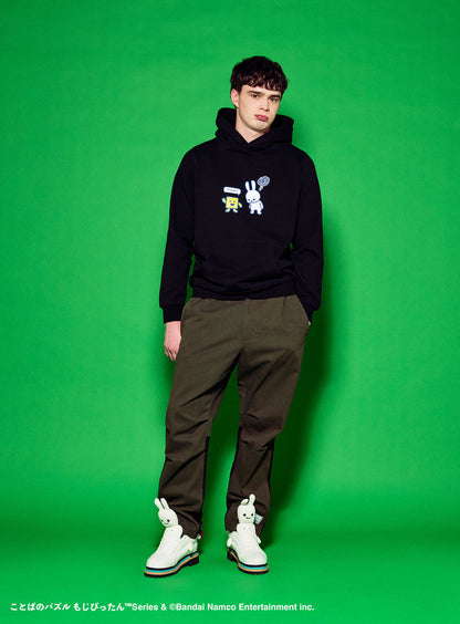 もじぴったん COLLAB PULL PARKA 喜ぶもじくん