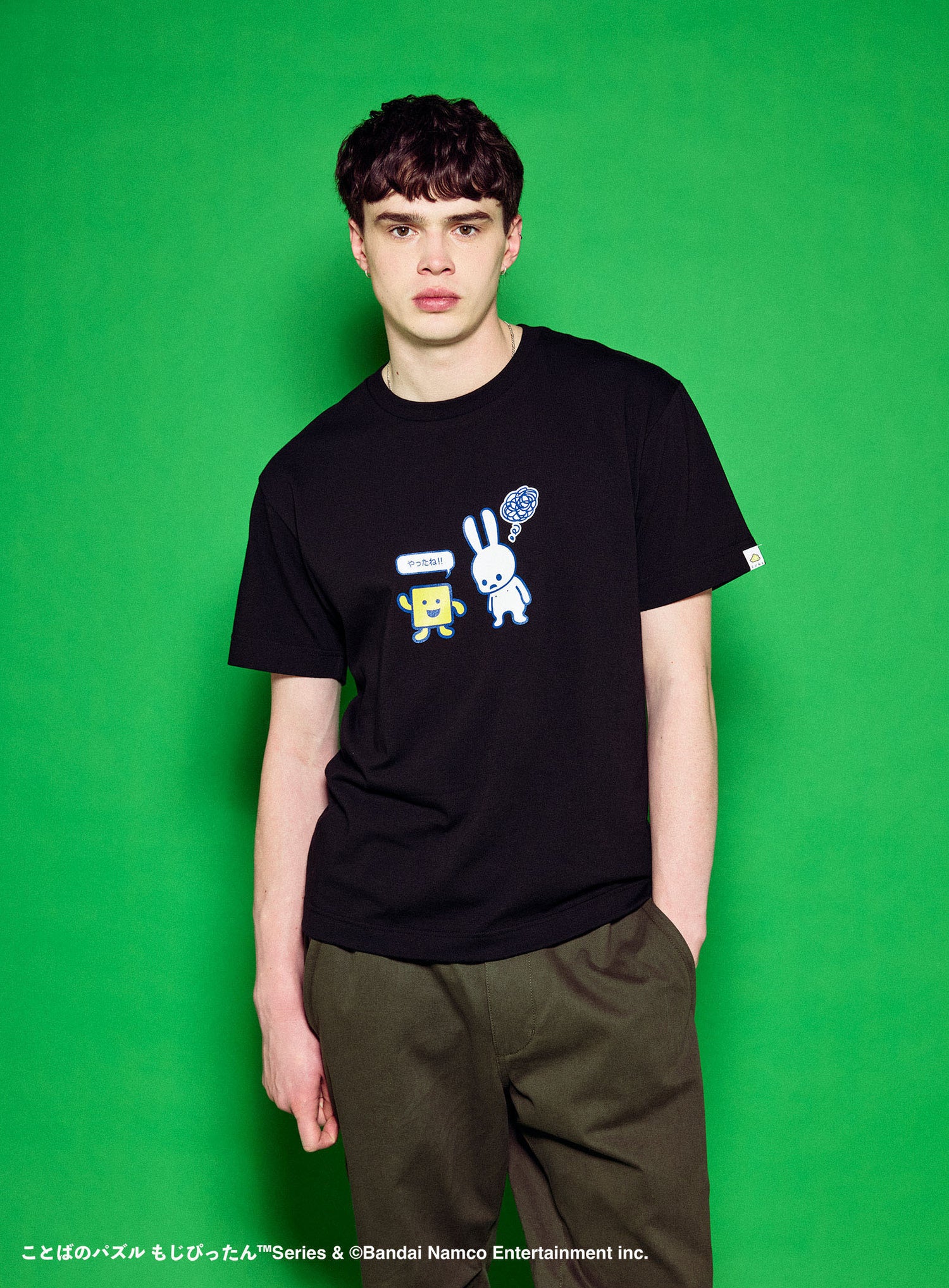 もじぴったん COLLAB T-SHIRTS S/S Tee 喜ぶもじくん