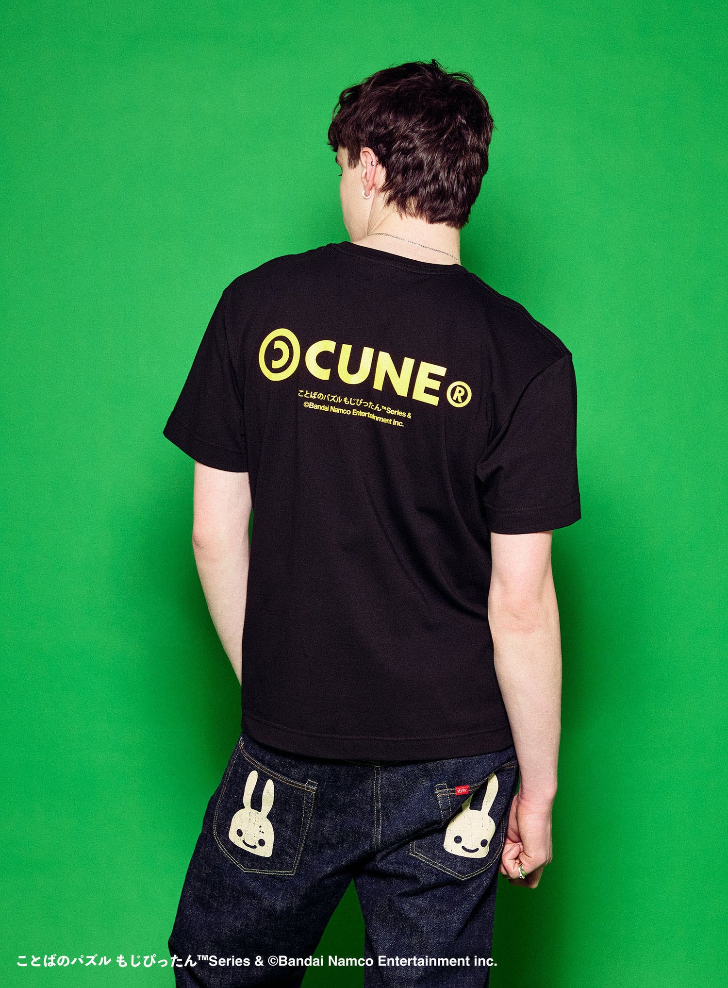 もじぴったん COLLAB T-SHIRTS S/S Tee 喜ぶもじくん