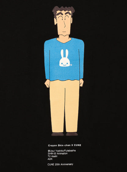 25th COLLAB T-SHIRTS クレヨンしんちゃん 野原ひろし 前