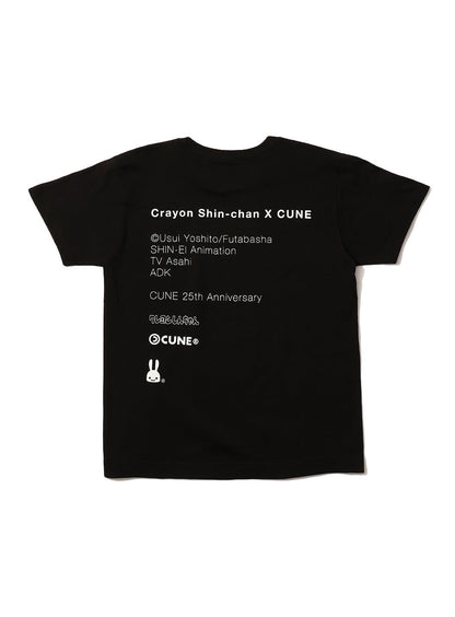 25th COLLAB T-SHIRTS クレヨンしんちゃん 野原ひろし 横