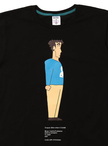25th COLLAB T-SHIRTS クレヨンしんちゃん 野原ひろし 横