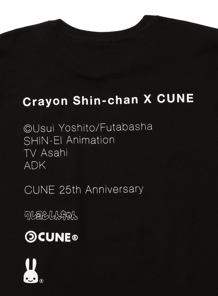 25th COLLAB T-SHIRTS クレヨンしんちゃん 野原ひろし 横 – CUNE