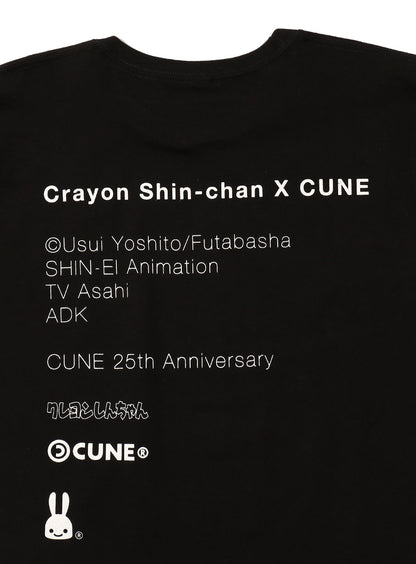 25th COLLAB T-SHIRTS クレヨンしんちゃん 野原ひろし 横