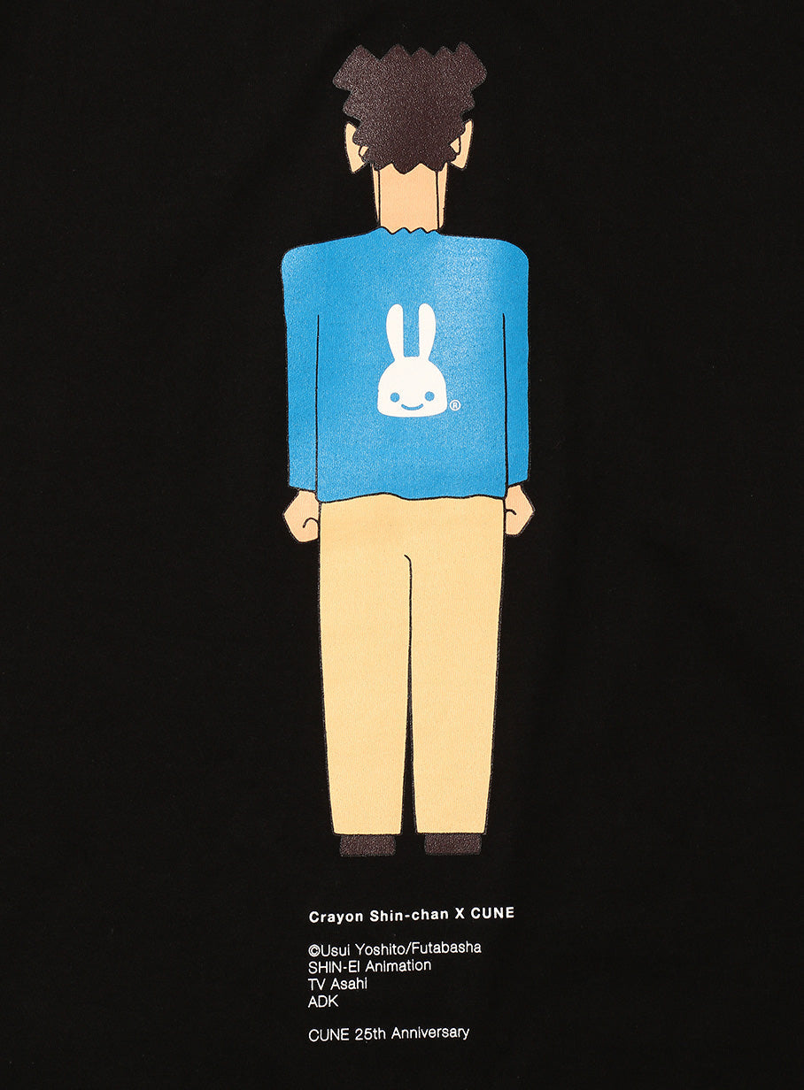 25th COLLAB T-SHIRTS クレヨンしんちゃん 野原ひろし 後
