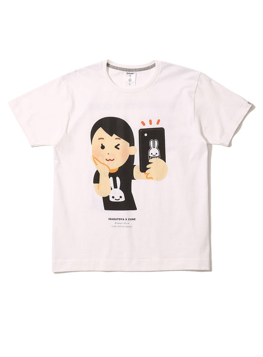25th COLLAB T-SHIRTS いらすとや 自撮り・セルフィーのイラスト