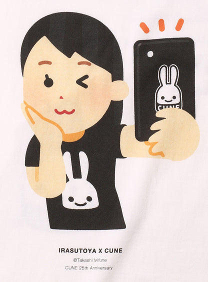 25th COLLAB T-SHIRTS いらすとや 自撮り・セルフィーのイラスト