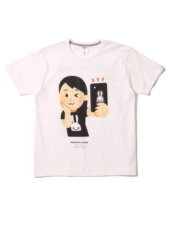 25th COLLAB T-SHIRTS いらすとや 自撮り・セルフィーのイラスト