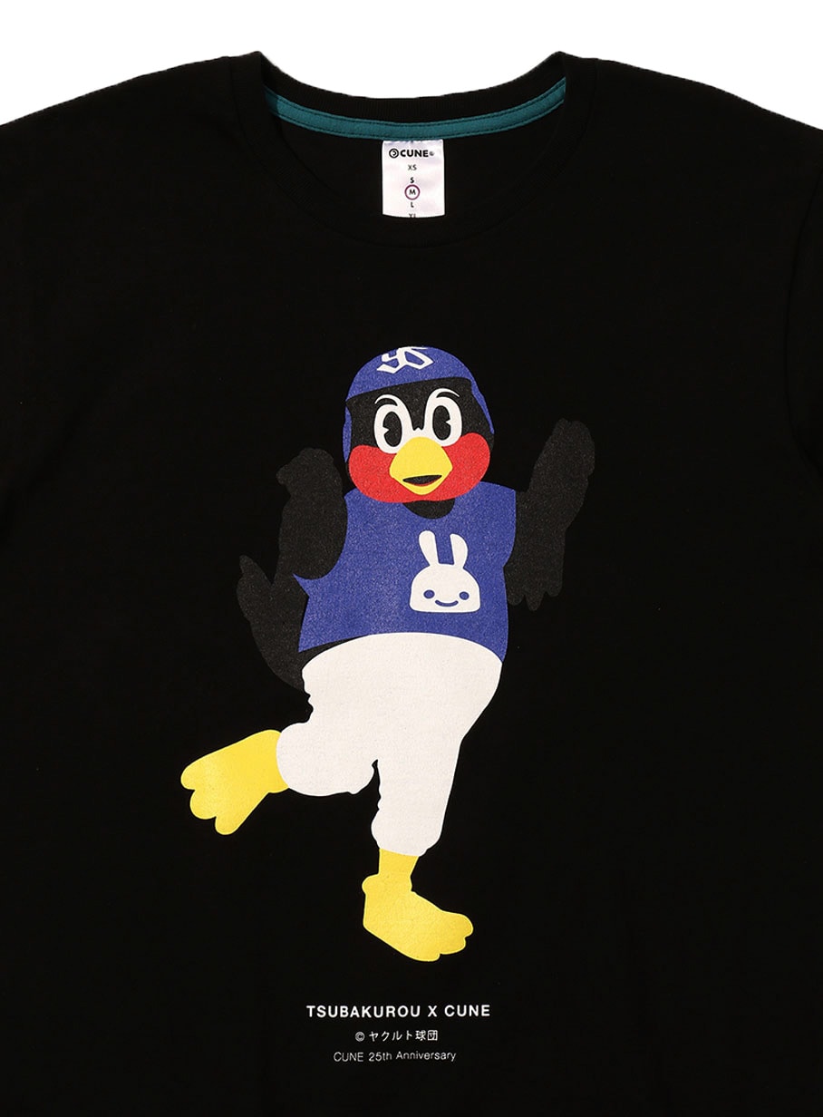 25th COLLAB T-SHIRTS ヤクルト球団 つば九郎
