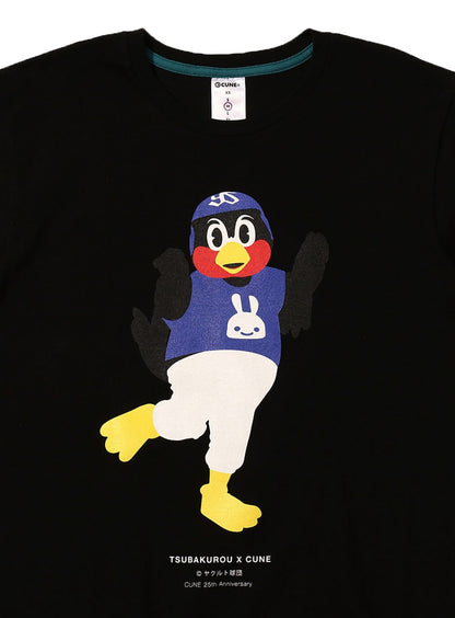 25th COLLAB T-SHIRTS ヤクルト球団 つば九郎