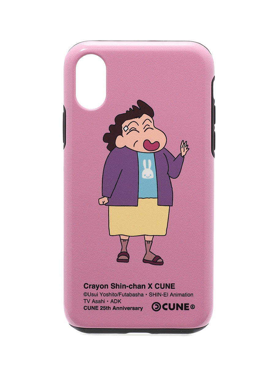 25th COLLAB iPhone cover X/XS クレヨンしんちゃん 隣のおばさん