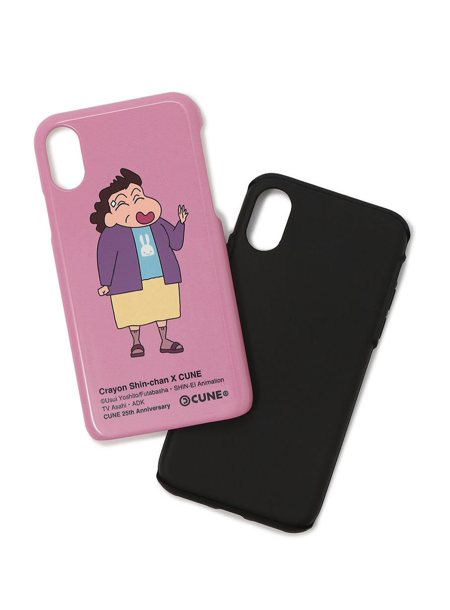 25th COLLAB iPhone cover X/XS クレヨンしんちゃん 隣のおばさん