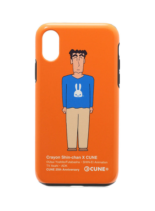 25th COLLAB iPhone cover X/XS クレヨンしんちゃん 野原ひろし 前