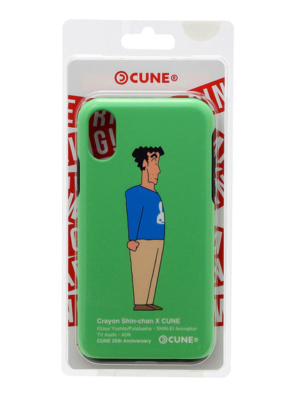 25th COLLAB iPhone cover X/XS クレヨンしんちゃん 野原ひろし 横