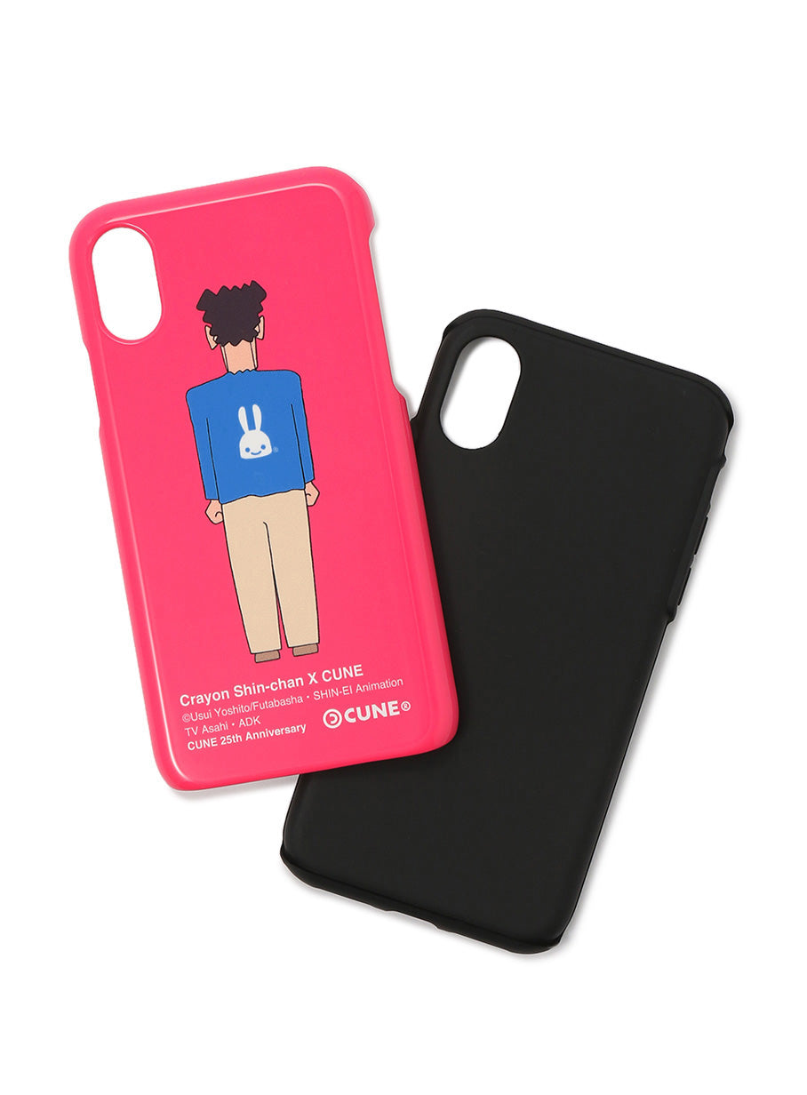 25th COLLAB iPhone cover X/XS クレヨンしんちゃん 野原ひろし 後