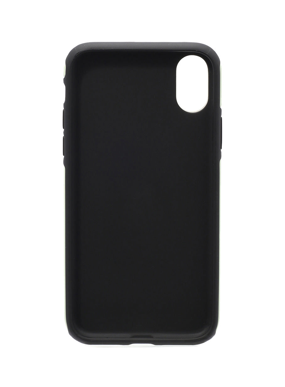 25th COLLAB iPhone cover X/XS いらすとや ラーメンの油をまとめる人のイラスト