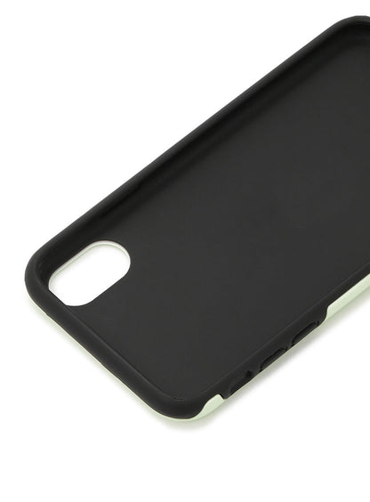 25th COLLAB iPhone cover X/XS いらすとや ラーメンの油をまとめる人のイラスト